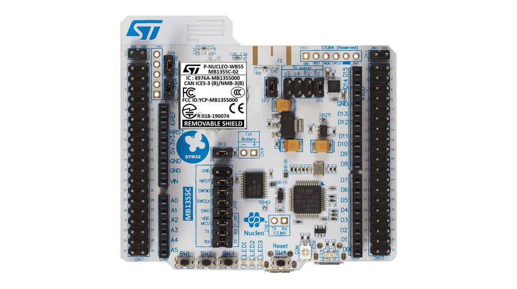 Bluetooth Nucleo-pakket zendontvanger-evaluatiekit
